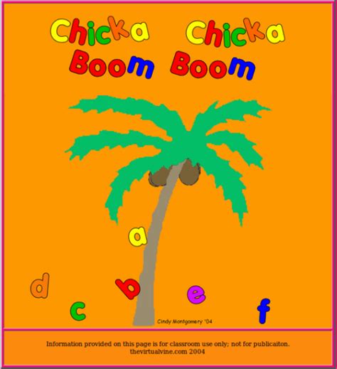 chicka chicka boom boom printables