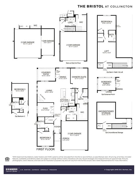 dr horton kiawa floor plan floorplansclick