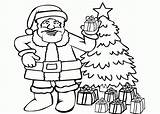 Santa Claus Printable Coloring Template Christmas Pages Print Popular sketch template