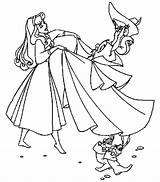 Coloring Pages Sleeping Beauty Laundry Aurora Doing Kids Library Getcolorings Getdrawings Popular sketch template