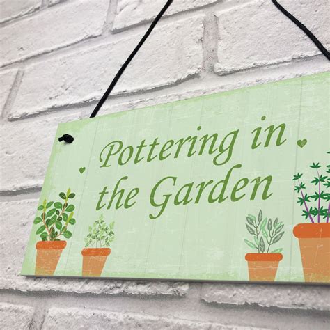 funny garden signs decorations garden shed plaques gardening