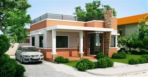 rommell  storey modern  roof deck pinoy eplans house roof design  modern house