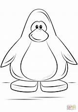 Penguin Coloring Club Pages Printable Cartoon Super Drawing Print Choose Board Winter Kids Girls Adult Categories sketch template