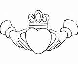 Heart Hands Coloring Pages Crowned Drawing Big Cupped Holding Color Getdrawings Place sketch template