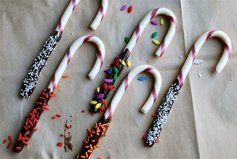Chocolate Covered Candy Canes Tis The Season For Joy