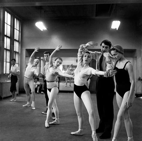 Kenneth Macmillan Rehearsing With The Sadler’s Wells Theater Ballet In