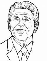 Reagan Ronald Drawing Clipart Easy Clip Cliparts Clipground Drawings Paintingvalley Library Collection sketch template