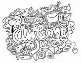 Doodle Coloring Printable Pages Color Kids Feelings Adults Bobsmade Teens Doodles Tattoo Getdrawings Quote Getcolorings Popular Coloringhome Print Feeling Abstract sketch template