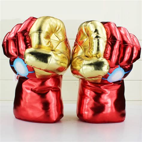 iron man plush gloves  avengers iron man  cosplay adult glove