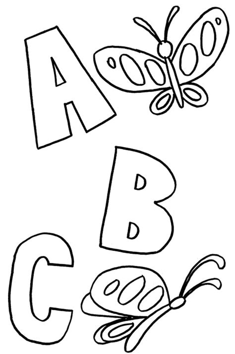 abc coloring pages  kids printable coloring pages
