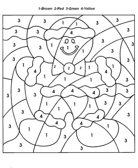 christmas color  numbers  coloring pages  kids christmas