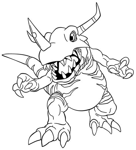 digimon cartoons page   printable coloring pages