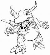 Digimon Ausmalbilder Malvorlagen sketch template