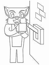 Coloring Pages Stampy Cat Stampylongnose Nose Minecraft Getdrawings Getcolorings Paid Color Vector Colorings Stamp sketch template