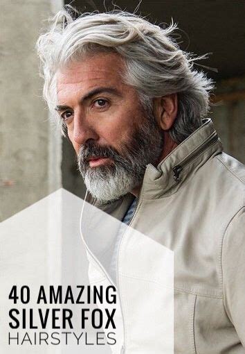 40 Amazing Silver Fox Hairstyles For Men Grey Hair Men