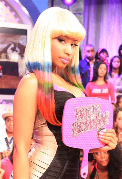 nicki minaj promotes pink friday on bet s 106 and park