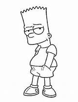 Simpson Bart Coloring Pages Simpsons Homer Print Printable Maggie Getcolorings Color Colouring Drawings Do Choose Board sketch template