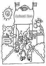 Zoo Animals Everfreecoloring Toddlers sketch template