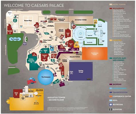 caesars palace layout