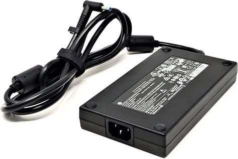 hp      mm blue tip ac adapter charger