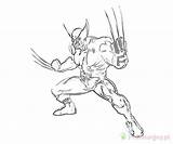 Wolverine Kolorowanki Superheroes Dzieci Pobrania Wydruku sketch template