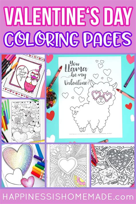 crayola valentines day coloring pages