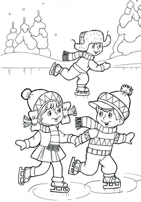 winter coloring pages  printable coloring pages winter printable