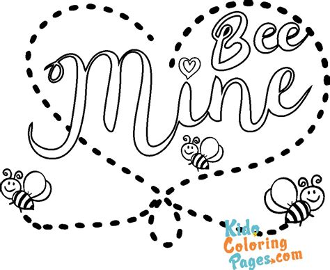 cute bee  coloring pages kids coloring pages