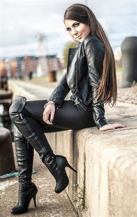 babes in boots women in boots pinterest leather latex and leather dresses