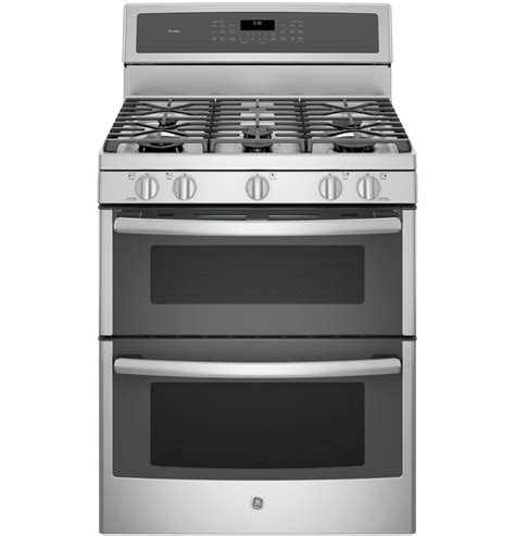 ge profile  stainless double gas range pgbzejss