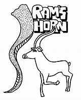 Yom Kippur Rams Torahtots Teruah Ramhorn Horn Rosh Torah sketch template