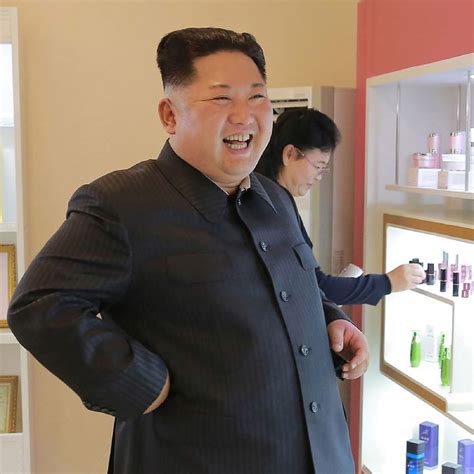 Kim Jong Un Tours North Korean Cosmetics Factory