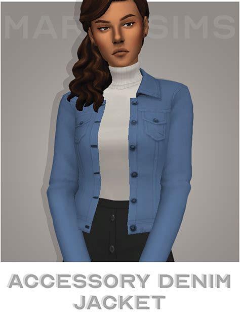 Sims 4 Denim Jacket Accessory Hot Sex Picture