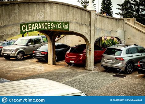 height clearance   parking lot stock image image  asphalt motor