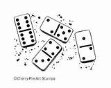 Domino Drawing Getdrawings Dominoes sketch template