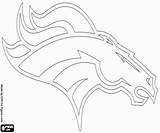 Broncos Denver Coloring Logo Nfl Pages Logos Football Printable Team Drawing Emblem Oncoloring Western Colorado American Teams Afc Getdrawings sketch template