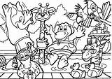 Coloring Pages Cpr Getcolorings Zoo Animals Color sketch template