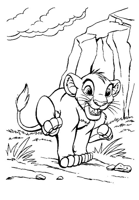 coloring pages  lion king arts crafts  fun pinterest