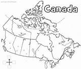 Printable Map Maps Canada Blank Grade Geography Kids Printables Worksheets Coloring Template Learning Lake Names Remembrance Canadian Ontario Fill Labeled sketch template