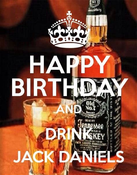 Happy Birthday Wishes With Jack Daniels Carte De Souhait Cartes Carte