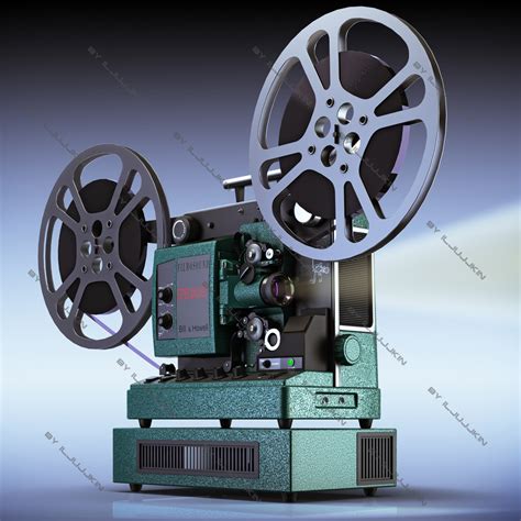 retro film projector mm  model