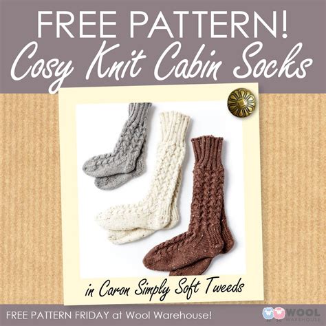 Cosy Knit Cabin Socks Hand Knit Socks Knitting Supplies Knitting Socks