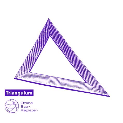 constellation triangulum gift map coordinates  explanation
