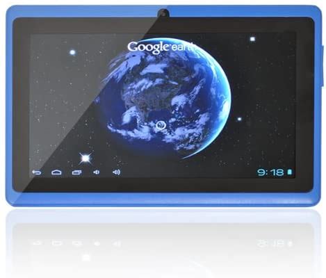 blue tablet pc android  capacitive touch screen ghz  ram wifi camera amazonco