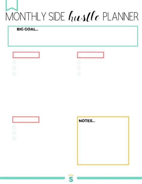 printable small business planner  business planner work