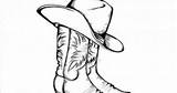 Cowboy Spurs Drawing Boots Clipartmag Line Easy sketch template