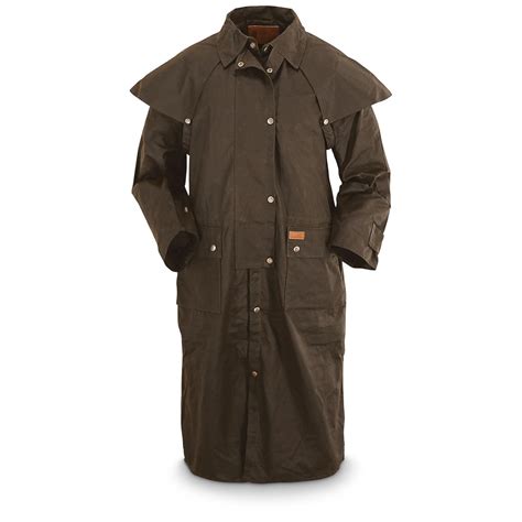 outback trading waterproof oilskin  rider duster  jackets