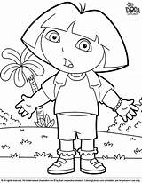 Dora Coloring Explorer Pages Library Encourage Enhance Expression Sheets Creative Looking Simple Way Easy sketch template