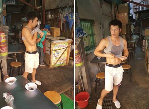 hot guy street vendors are becoming a trend in asia and