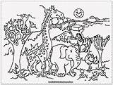 Zoo Coloring Animals Pages Cartoon Getcolorings Color Pa sketch template